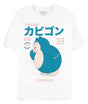 Snorlax Pokémon T-shirt front print white shirt graphic design