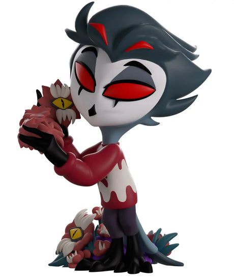 Spring Stolas Helluva Boss Youtooz vinyl figure front view holding carnivorous flowers