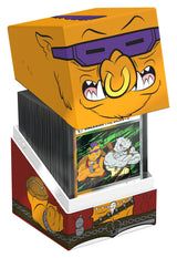 Bebop Squaroes collectible box open view showing card storage capacity