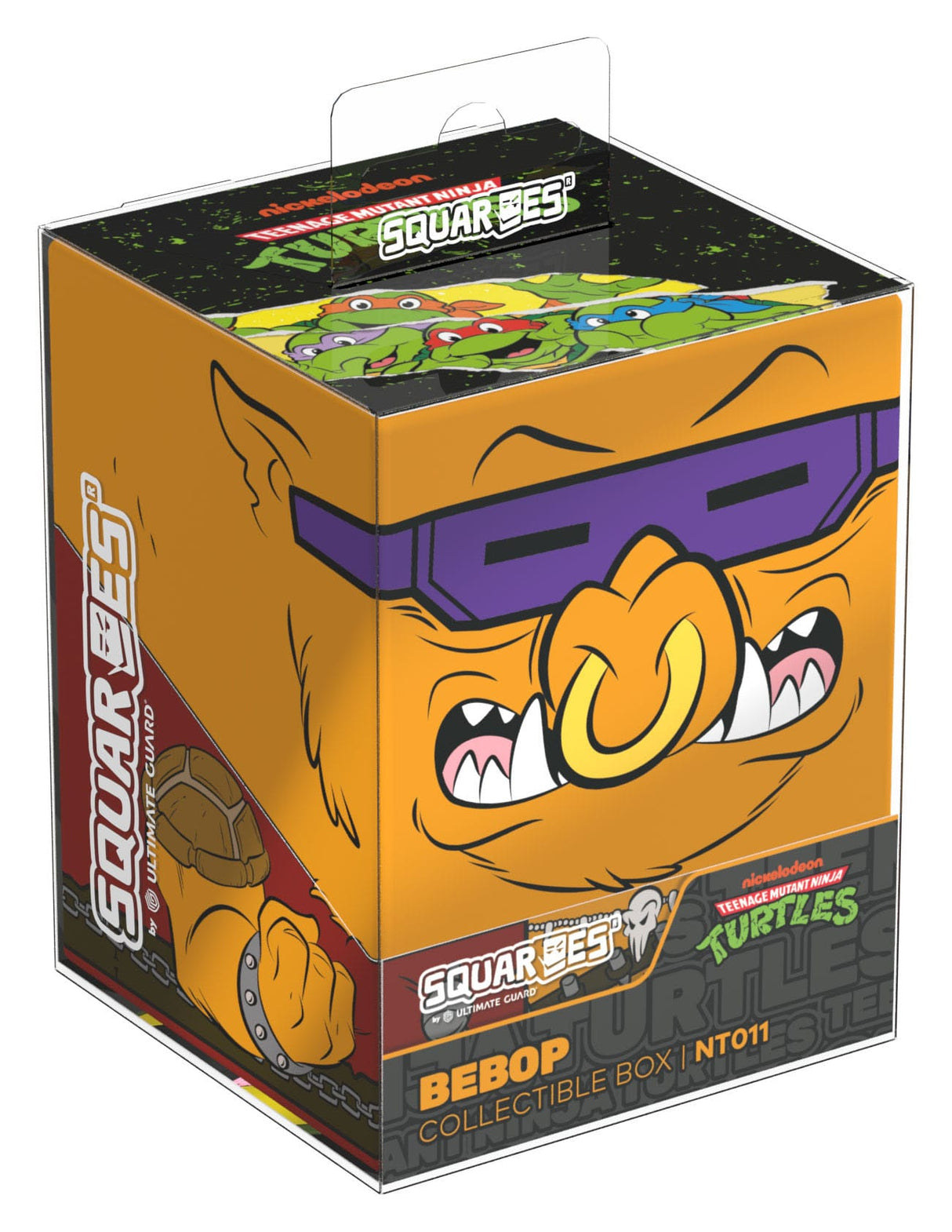 Bebop Squaroes Teenage Mutant Ninja Turtles collectible deck box front view by Ultimate Guard