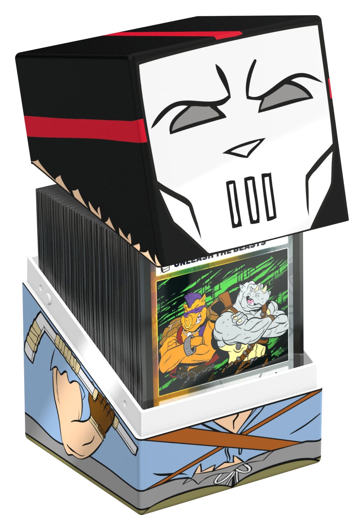 Casey Jones Squaroes Teenage Mutant Ninja Turtles deck box rear artwork detail