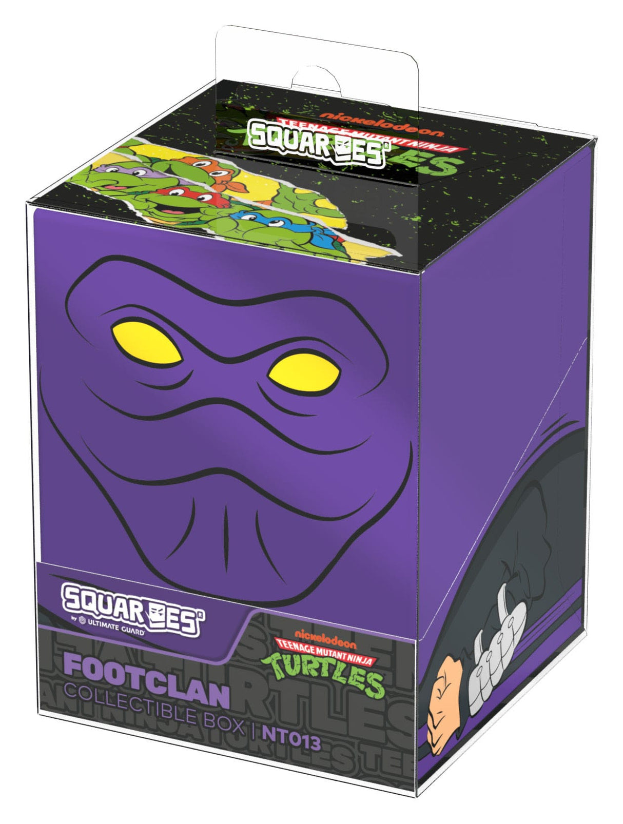 Squaroes Foot Soldier TMNT box rear view with branding