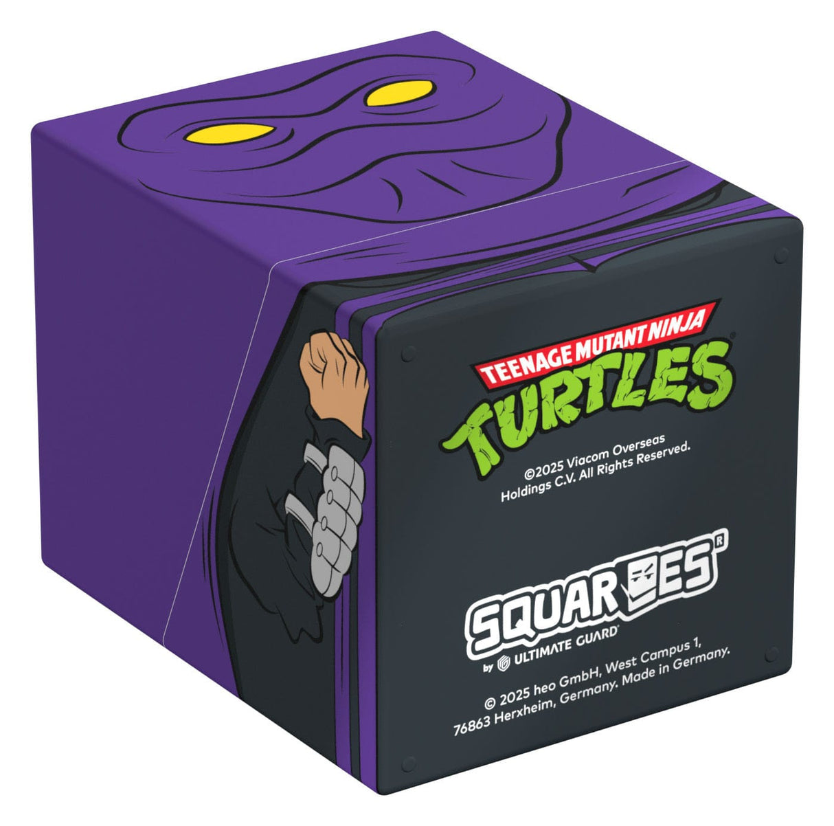 Foot Clan Squaroes TMNT collectible deck box lifestyle display