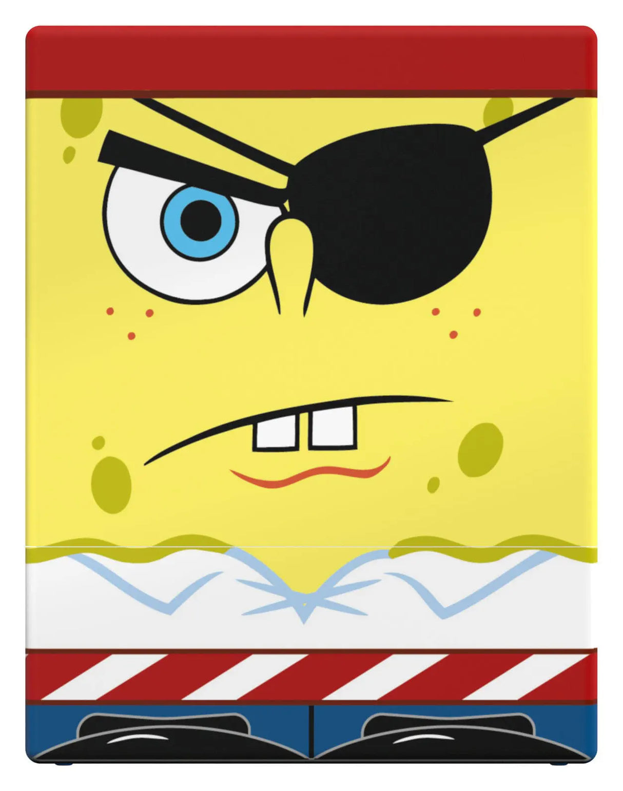Pirate SpongeBob Squaroes collectible deck box front design
