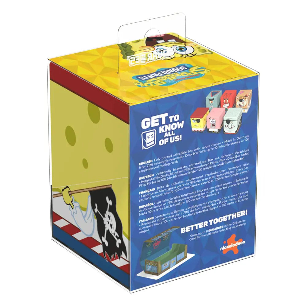 Ultimate Guard SpongeBob SquarePants Squaroes retail box rear view