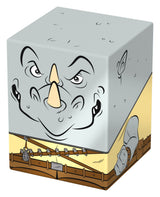 Rocksteady Squaroe deck box open showing card storage capacity