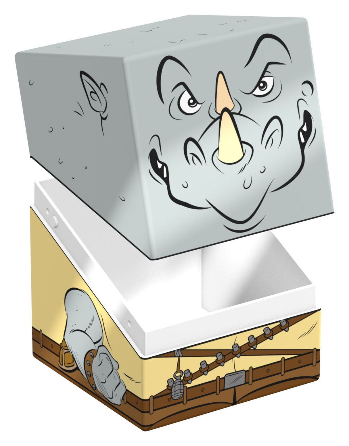 Rocksteady Squaroe Teenage Mutant Ninja Turtles card box top view