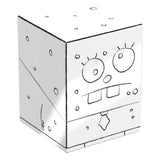 DoodleBob Squaroes deck box featuring SpongeBob art with secure snap closure