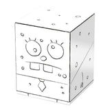 DoodleBob Squaroes deck box featuring SpongeBob art with secure snap closure