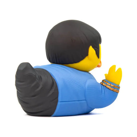 Back view of Spock duck in Starfleet uniform
