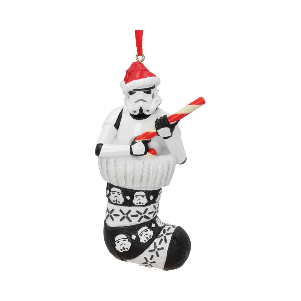Stormtrooper in Stocking Hanging Ornament