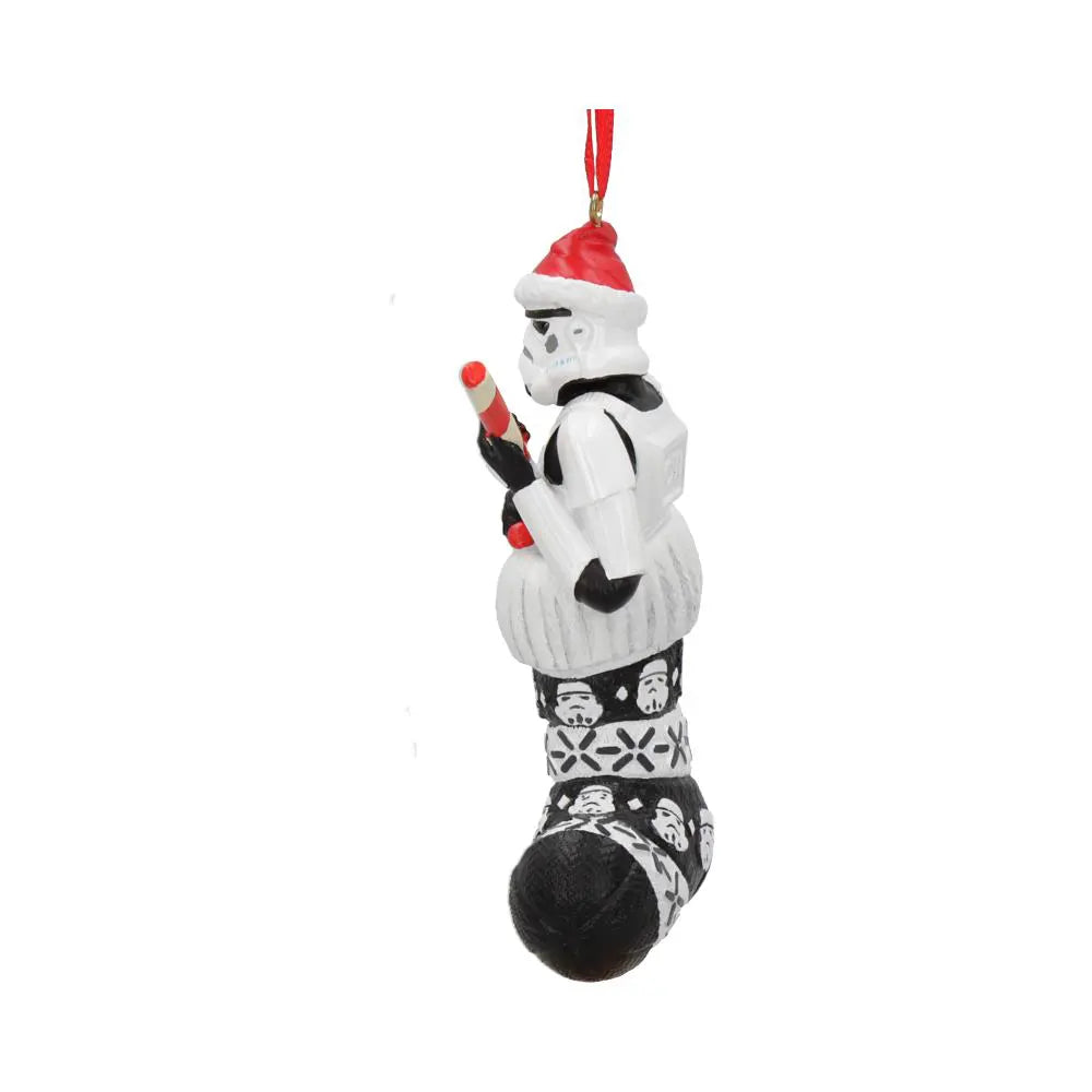 Stormtrooper in Stocking Hanging Ornament