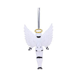 Rear view of Stormtrooper angel Christmas ornament