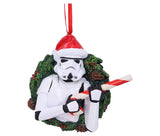 Stormtrooper Wreath Hanging Ornament front view