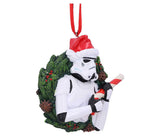 Side view of Original Stormtrooper wreath ornament