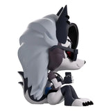 Side view of Summer Loona Youtooz vinyl figure showing long grey hair and wolf tail