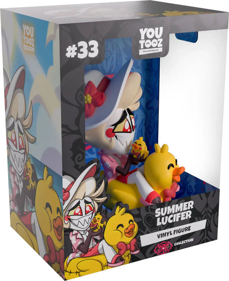 Summer Lucifer Hazbin Hotel Youtooz collector packaging with window display