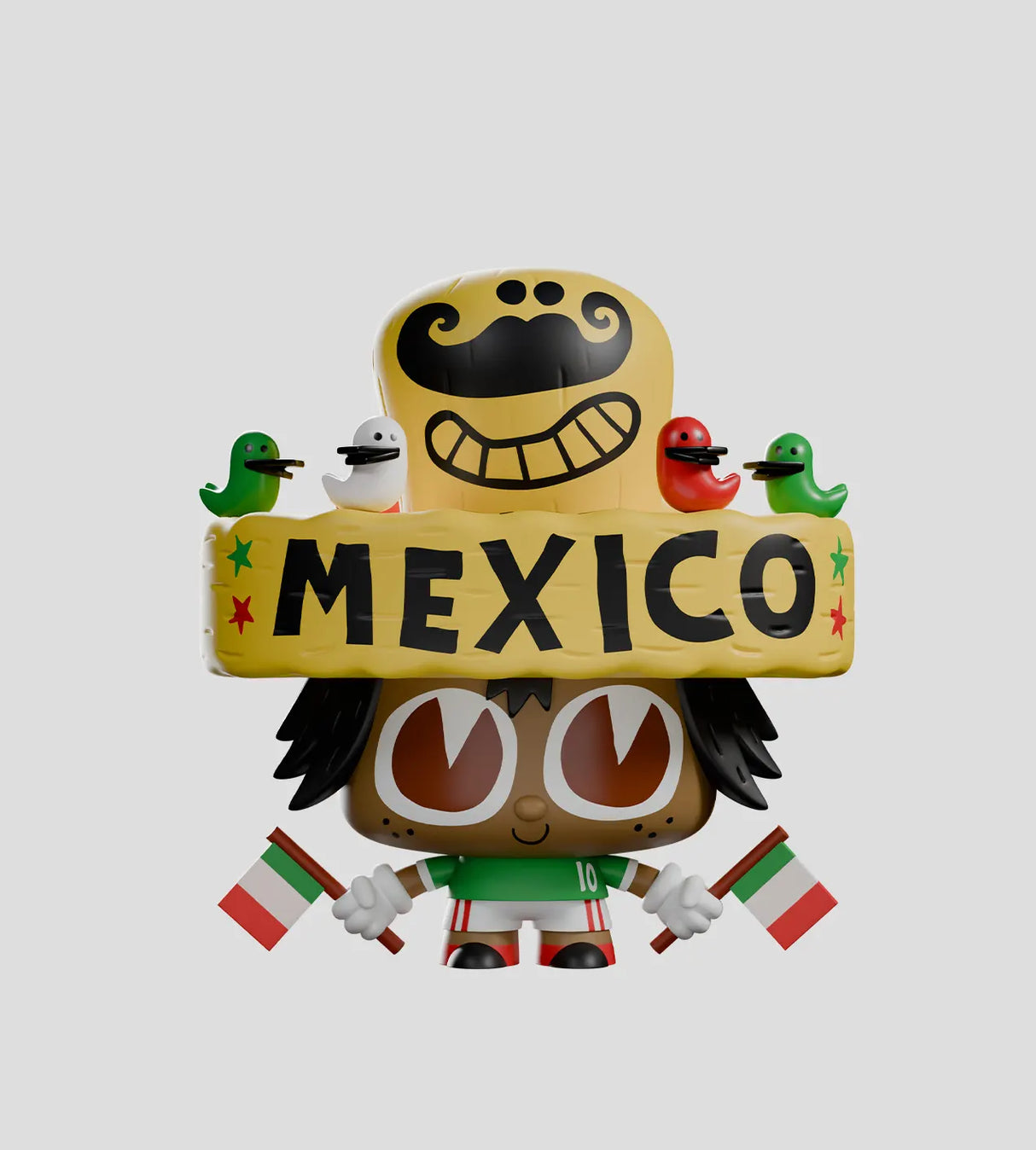 super machito mexico sign character figure collectible