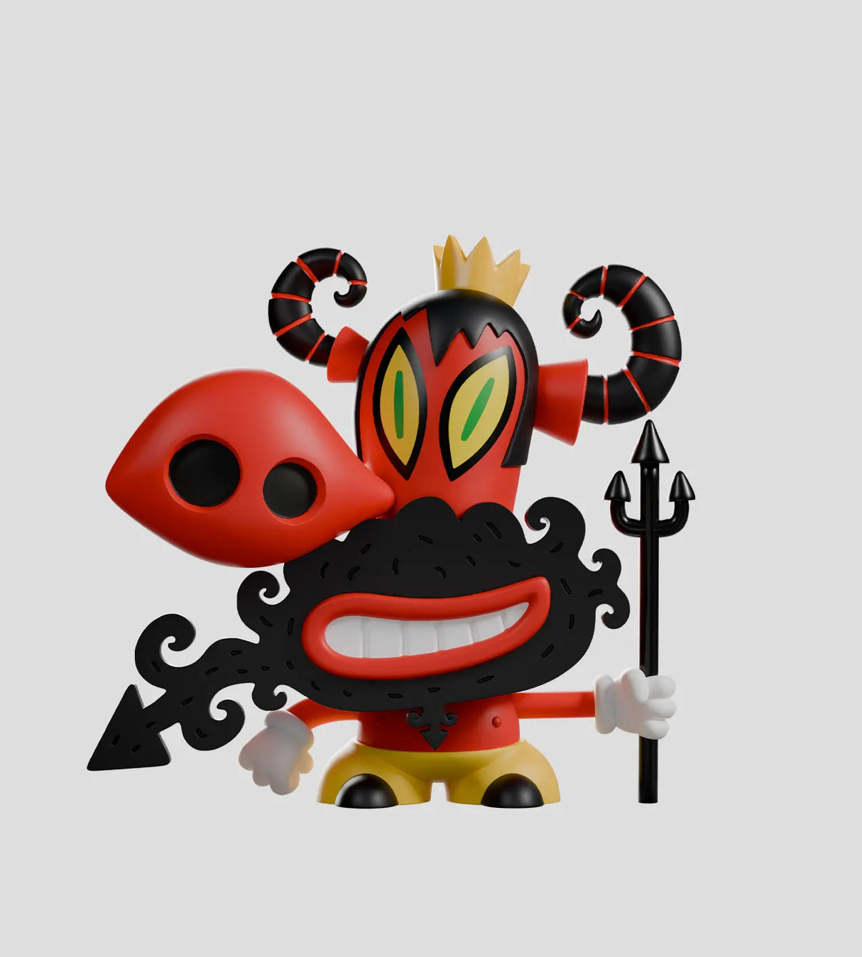 super machito devil character trident figure collectible