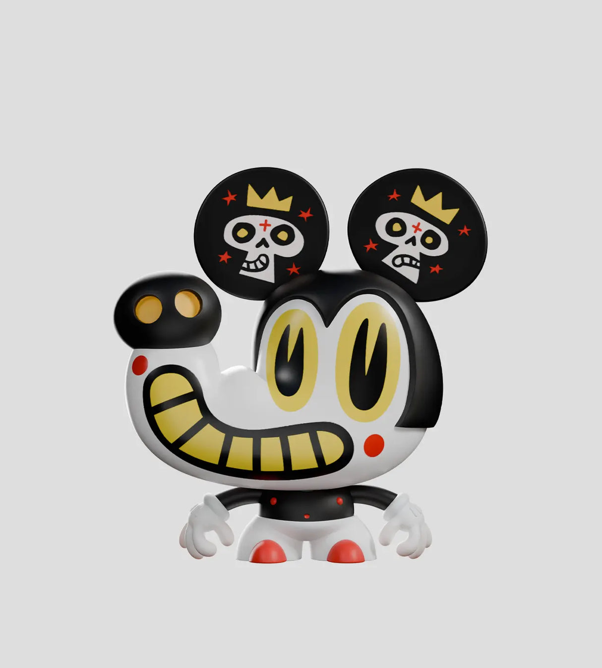 super machito skull mouse style character figure collectible