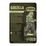 Godzilla Model Kit (Glow) Toho ReAction Figure packaging back artwork.