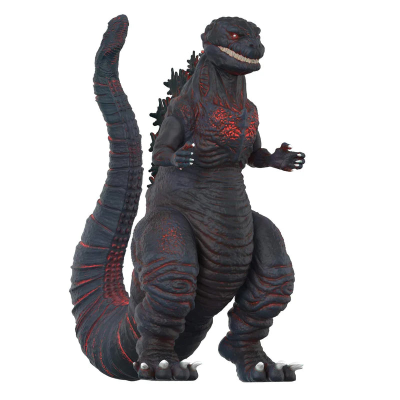 Shin Godzilla '16 Toho ReAction Figure side profile highlighting its oversized tail.