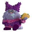 Chowder Youtooz vinyl figure holding a taco in his left hand, wearing purple and pink outfit, drooling with excitement.
