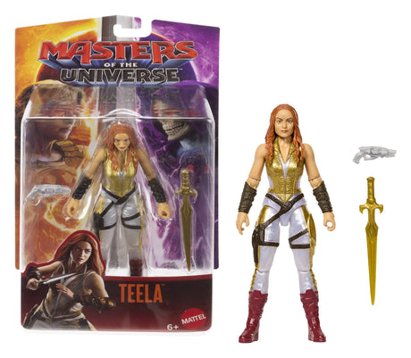 Teela Masters of the Universe live-action movie figure in original retail packaging with accessories