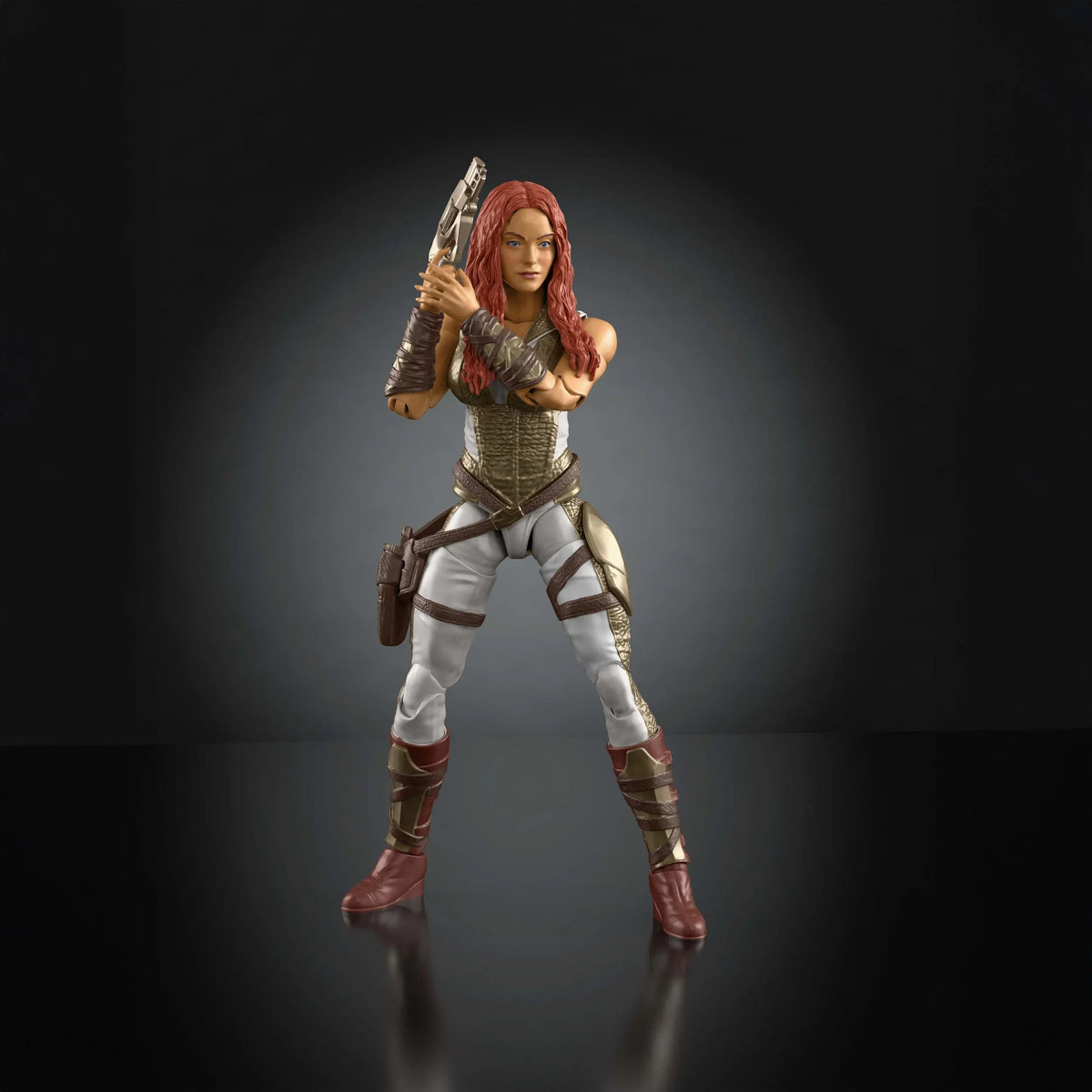 Teela Masters of the Universe Chronicles 2026 Movie Action Figure with alternate head and blaster accessory