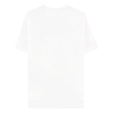 Back view of plain white officially licensed Tetris t-shirt with no print.