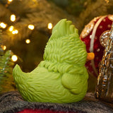 Side view of Grinch TUBBZ duck showing textured sculpt