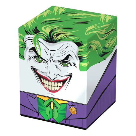Close-up of The Joker collectible storage box
