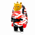 The Kub Champ Red Camo vinyl figure by Mike Fudge x JC Rivera front view