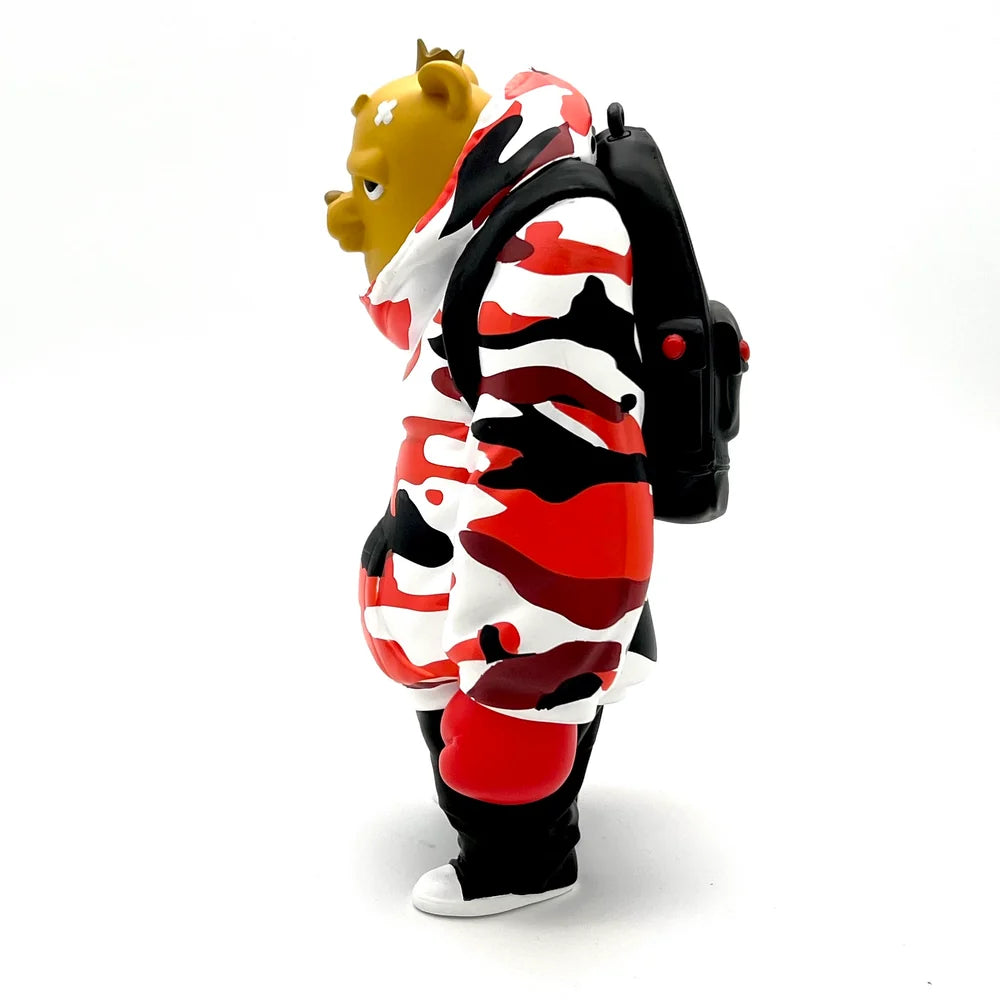 Mike Fudge x JC Rivera Kub Champ Red Camo vinyl figure side view