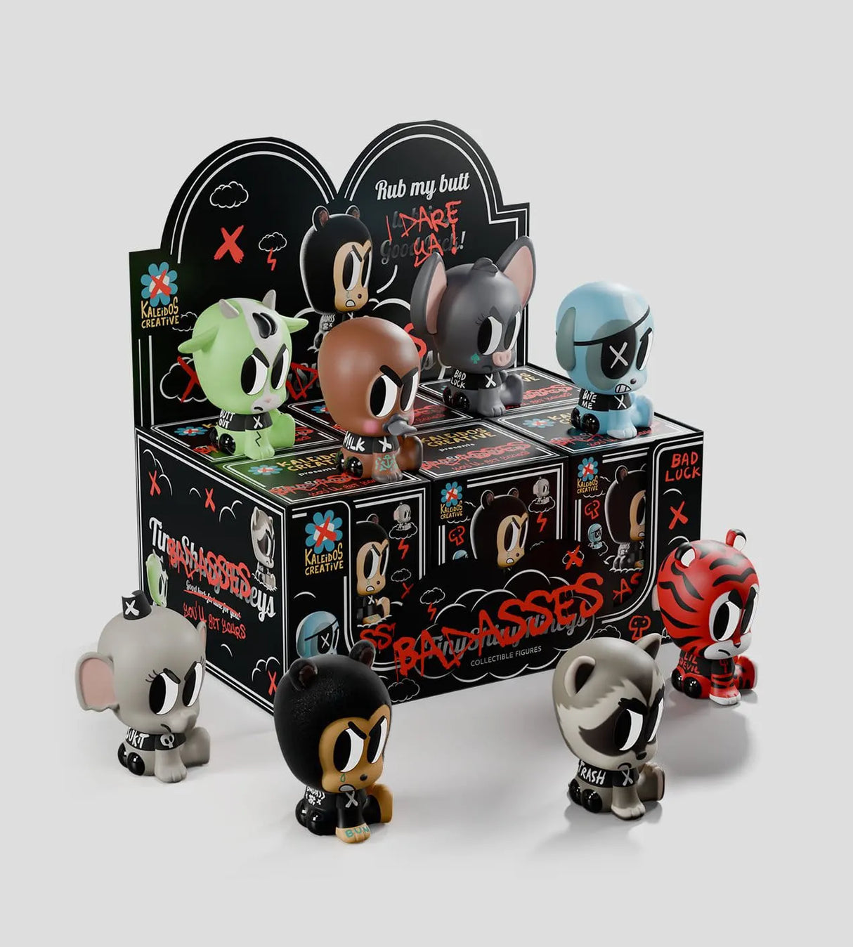 Tiny Shiny Hineys Badasses collectible figures and blind box series