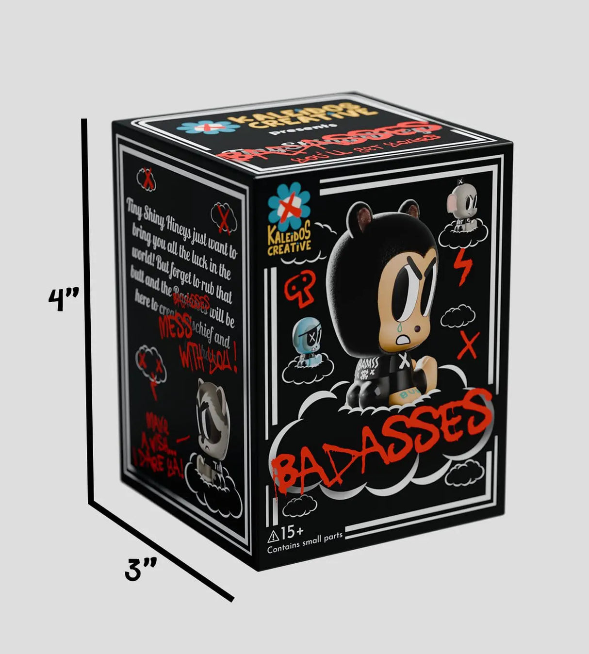 Tiny Shiny Hineys Badasses individual blind box packaging
