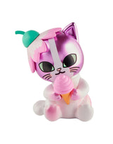 tokidoki cherry blossom cat metallic pink figure holding ice cream