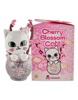 tokidoki cherry blossom cats blind box packaging with figure