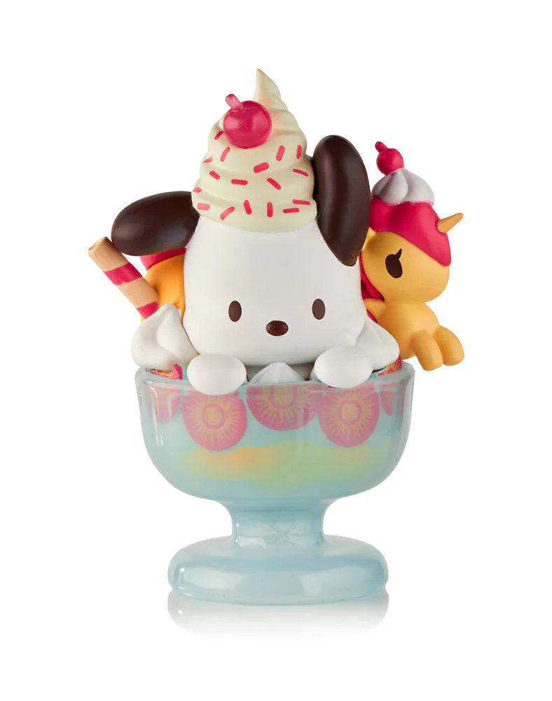 tokidoki pochacco dessert sundae themed figure with ice cream