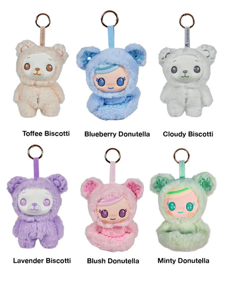 tokidoki Soft and Sweet vinyl plush collection Biscotti and Donutella lineup