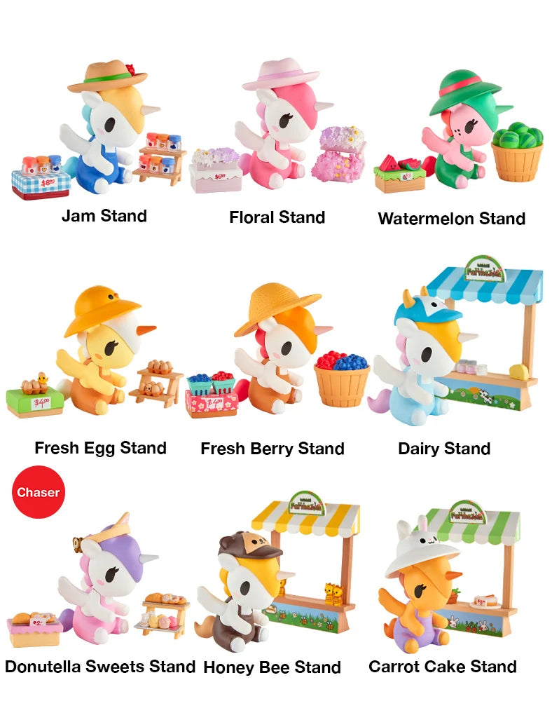 tokidoki Farmers Market Unicorno Blind Box Series character lineup