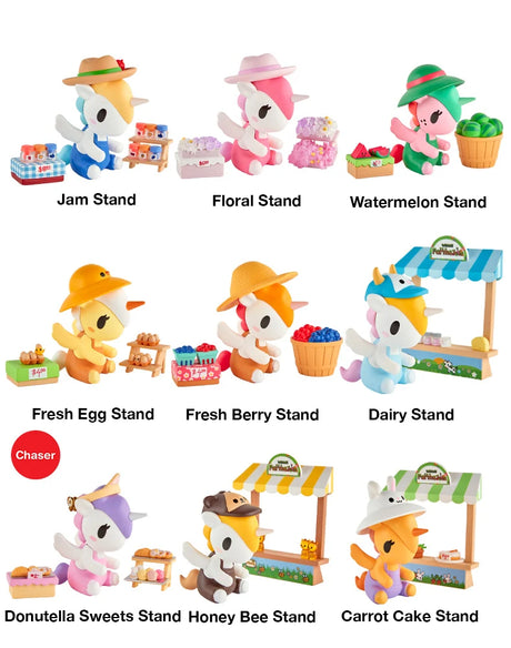 tokidoki Farmers Market Unicorno Blind Box Series character lineup