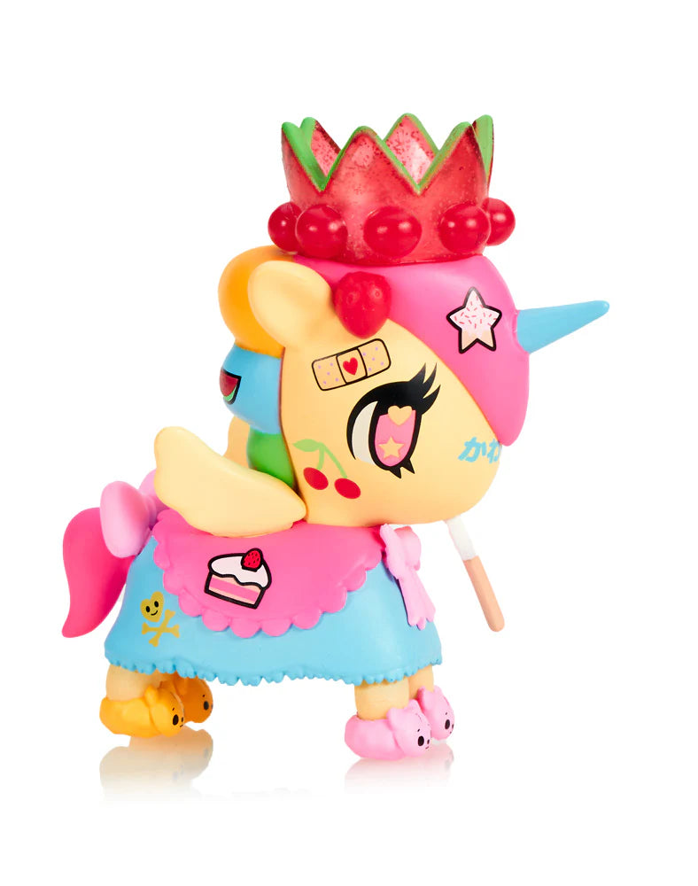 Tokidoki Harajuku Princess Unicorno collectible vinyl figure with layered outfit design