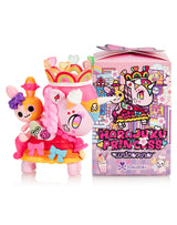 Harajuku Princess Unicorno blind box collectible with bold colors and kawaii design