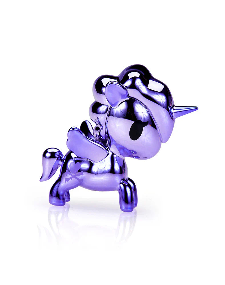 Lavender chrome Unicorno Lite collectible figure from tokidoki blind box