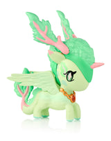 Tokidoki Mystical Dragon Unicorno Flora Dragon figure with pastel tones and nature-inspired design