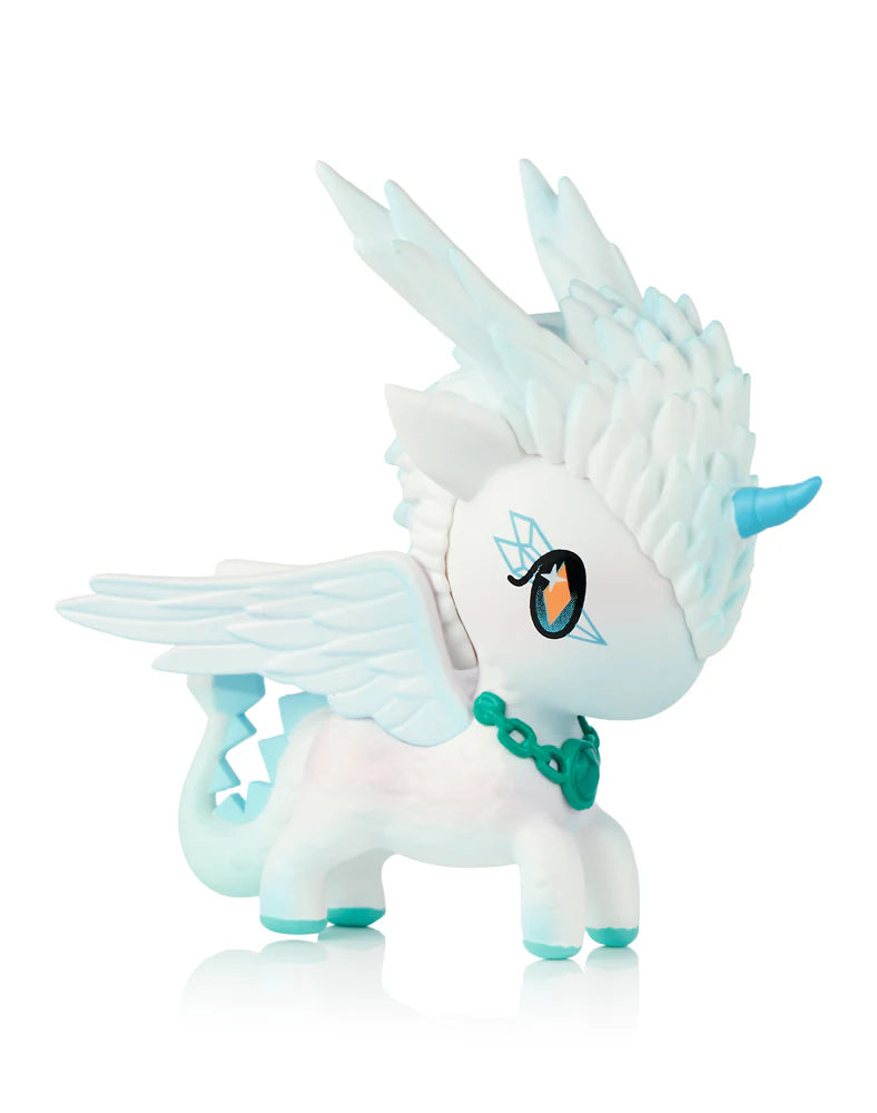Tokidoki Mystical Dragon Unicorno Feather Dragon collectible vinyl figure with winged details