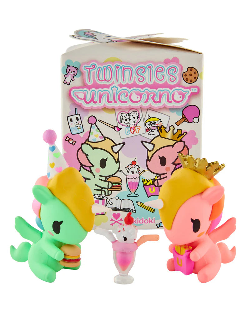 tokidoki Twinsies Unicorno Blind Box with Burger & Shake figures