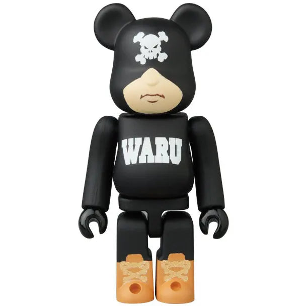 Tokyo Tribe Black WARU Artist BE@RBRICK Series 35 100 percent collectible figure
