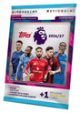 Topps Premier League 2026/27 Trading Cards Starter Pack with collector's binder, 10 football cards, exclusive Gold Lion card, checklist and card sleeves.